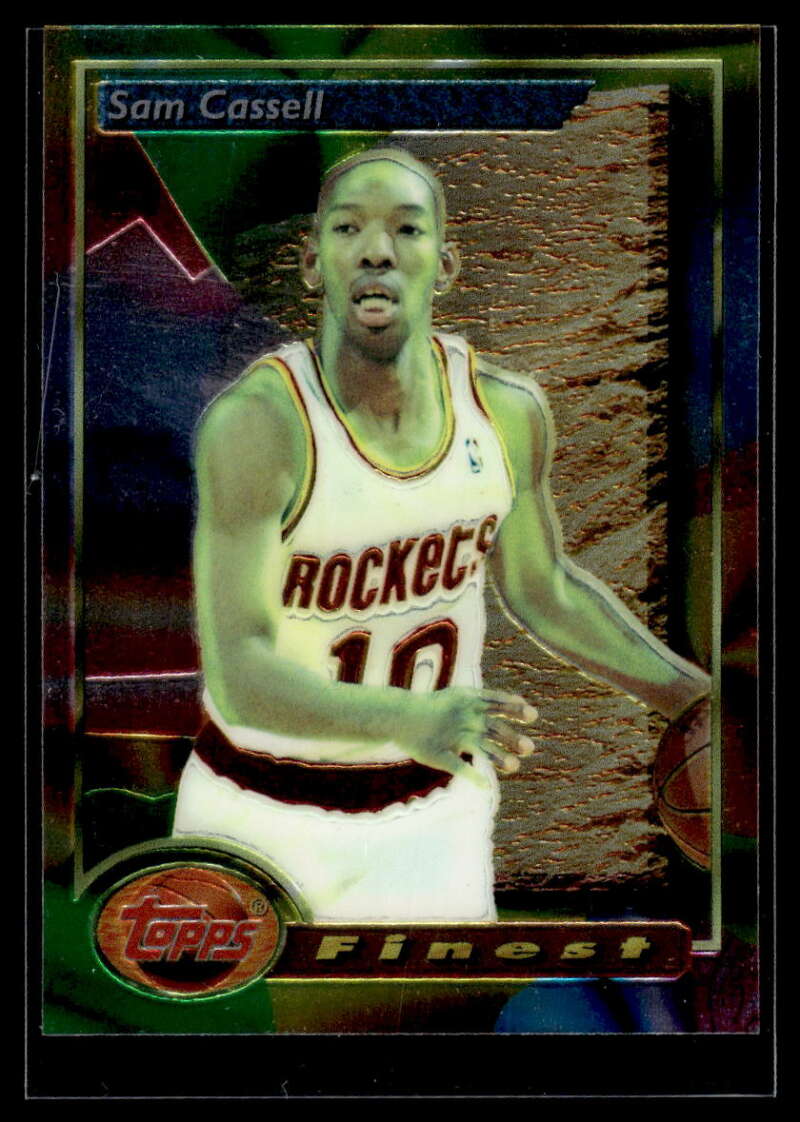 1993-94 Topps Finest #169 Sam Cassell NM-MT RC Rookie Houston Rockets Basketball 
