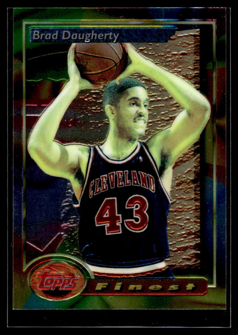 1993-94 Topps Finest #193 Brad Daugherty NM-MT Cleveland Cavaliers Basketball 