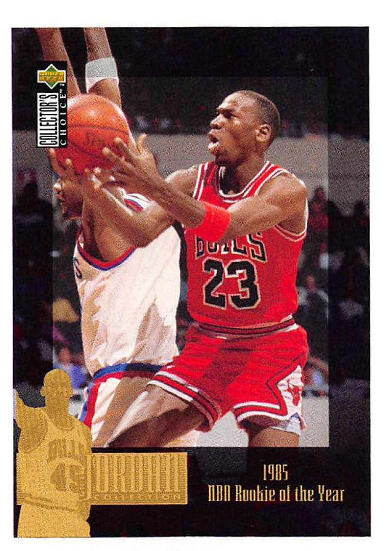 1995-96 Upper Deck Collector's Choice European Stickers Michael Jordan