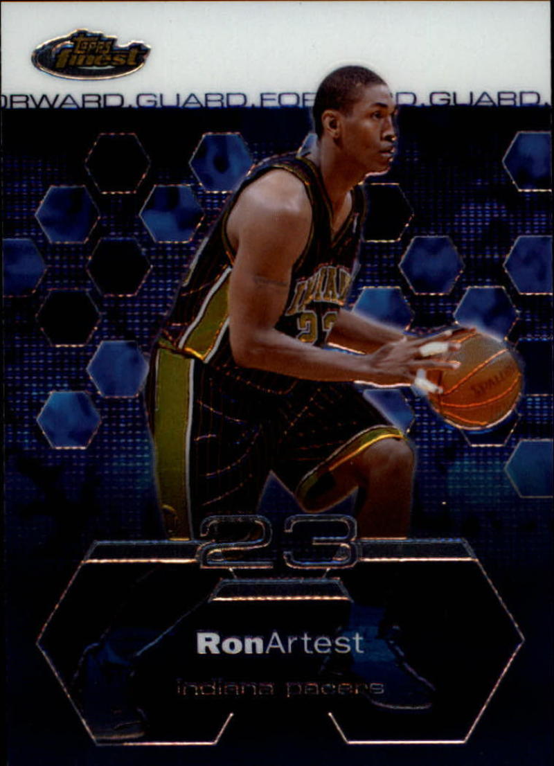 2002-03 Topps Finest #44 Ron Artest NM Near Mint