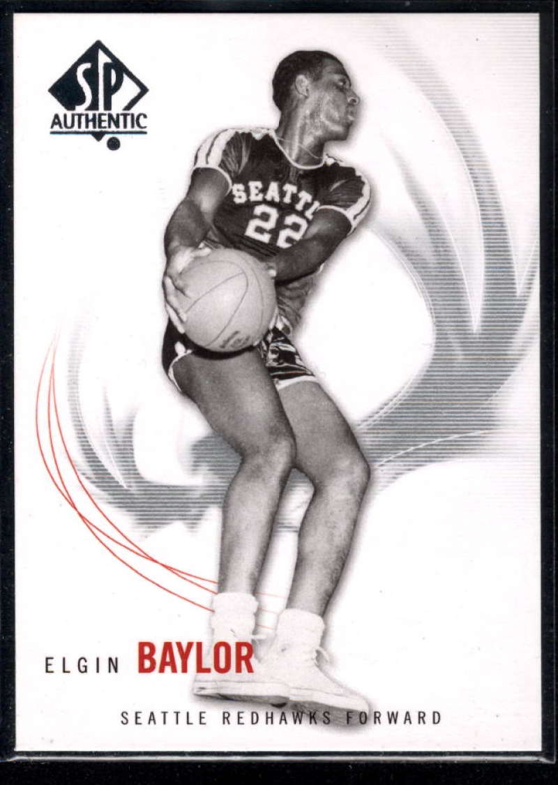 2010-11 SP Authentic Basketball #22 Elgin Baylor Seattle Redhawks Official NCAA Trading Card From Upper Deck
