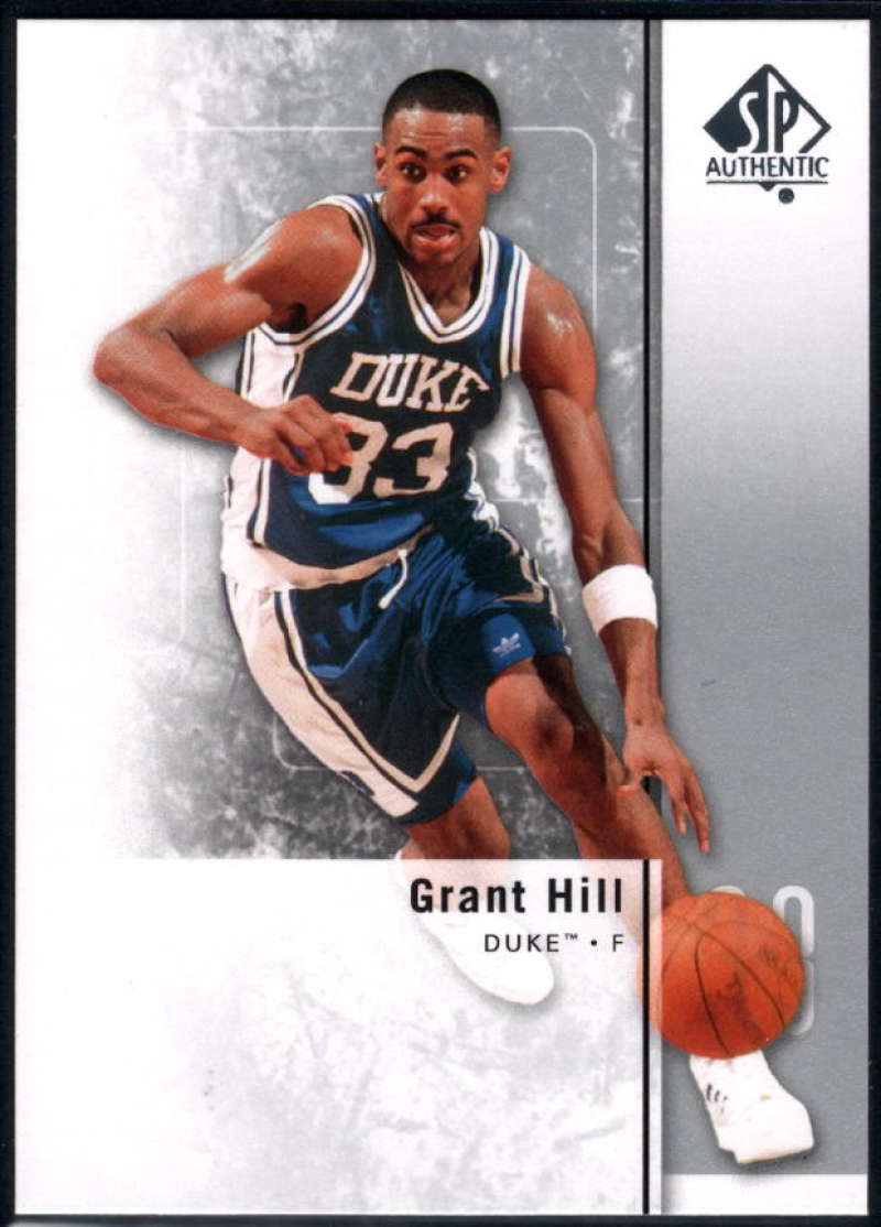 2011-12 SP Authentic Basketball #3 Grant Hill Duke Blue Devils Official NCAA Trading Card From Upper Deck