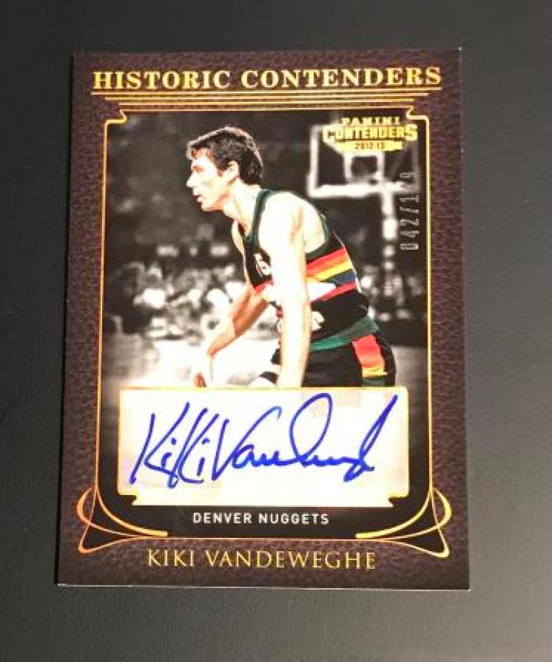 2012-13 Playoff Contenders Historic Autographs