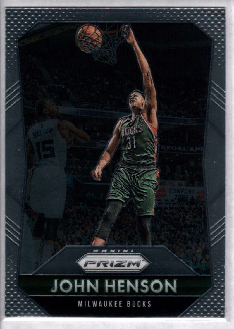 2015-16 Panini Prizm Basketball #47 John Henson Milwaukee Bucks  Official NBA Trading Card
