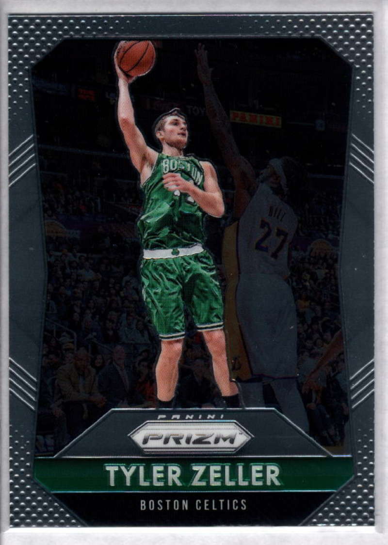 2015-16 Panini Prizm Basketball #108 Tyler Zeller Boston Celtics  Official NBA Trading Card