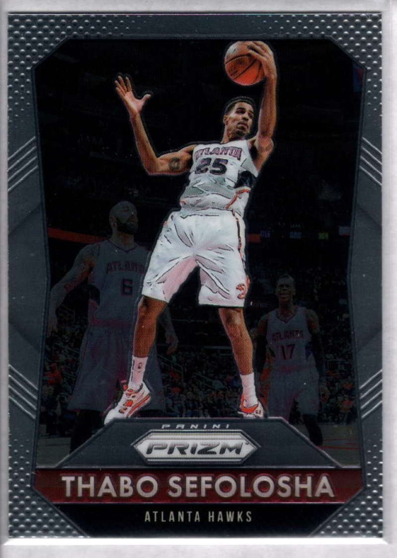 2015-16 Panini Prizm Basketball #157 Thabo Sefolosha Atlanta Hawks  Official NBA Trading Card