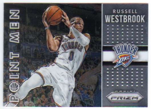 2015-16 Prizm Point Men #10 Russell Westbrook  Thunder