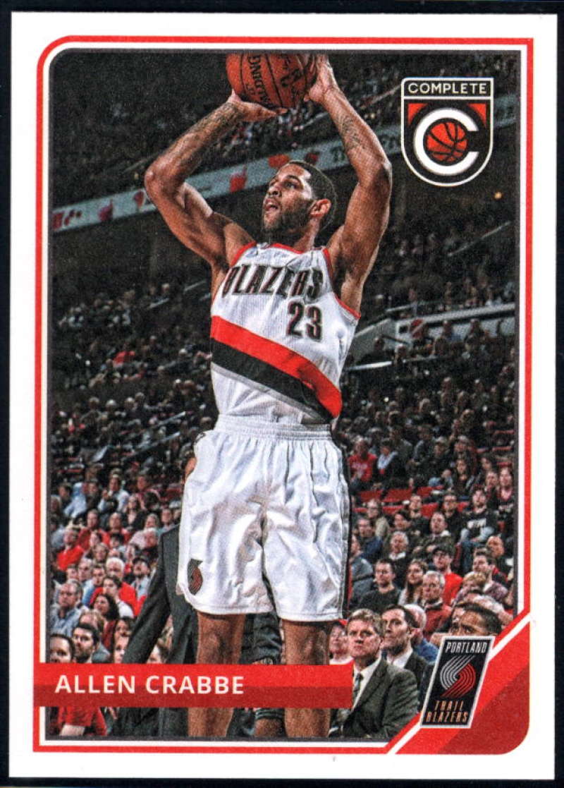 2015-16 Complete Basketball #44 Allen Crabbe Portland Trail Blazers  Official NBA Trading Card made by Panini