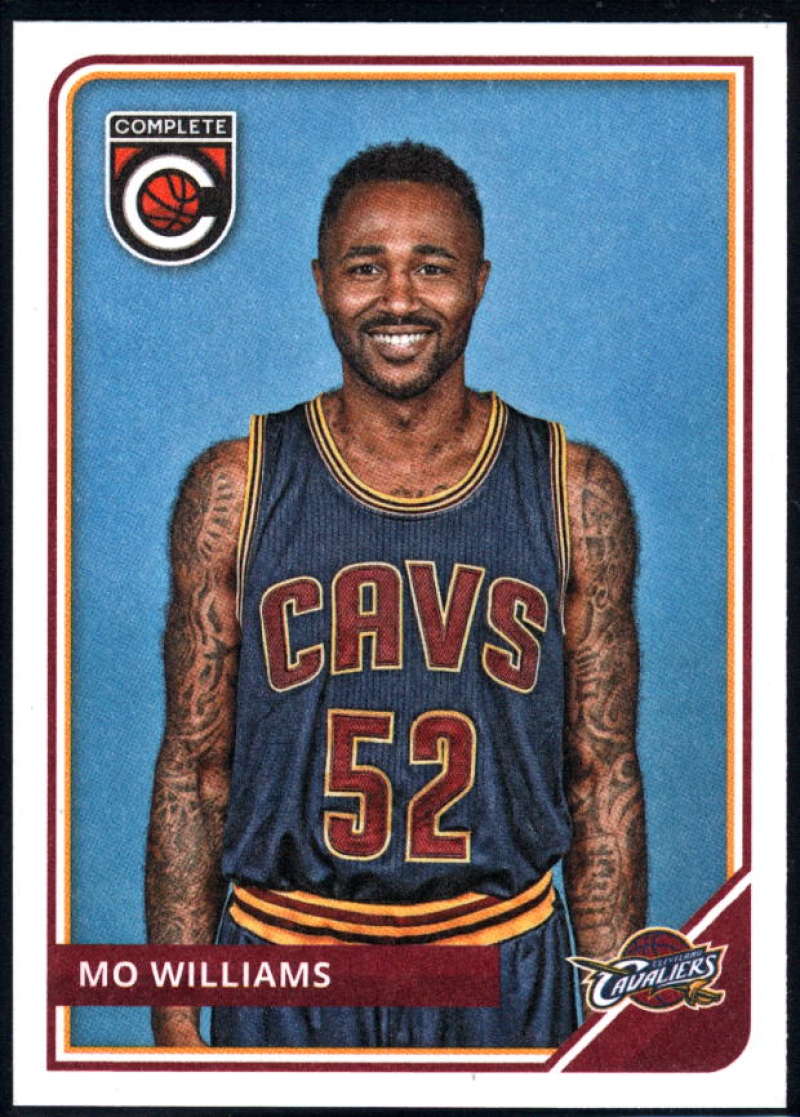 2015-16 Complete Basketball #101 Mo Williams Cleveland Cavaliers  Official NBA Trading Card made by Panini