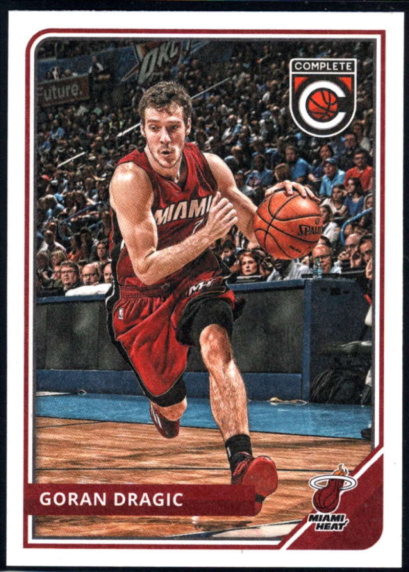 2015-16 Complete Basketball #109 Goran Dragic Miami Heat  Official NBA Trading Card made by Panini