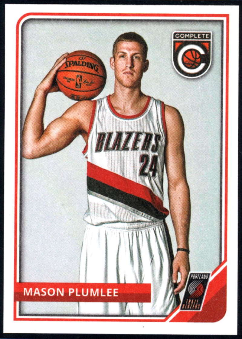 2015-16 Complete Basketball #164 Mason Plumlee Portland Trail Blazers  Official NBA Trading Card made by Panini