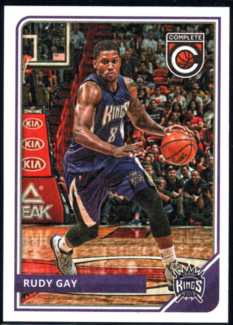 2015-16 Complete Basketball #213 Rudy Gay Sacramento Kings  Official NBA Trading Card made by Panini