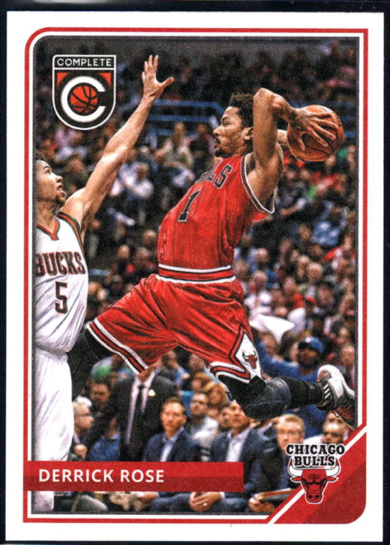 2015-16 Complete Basketball #219 Derrick Rose Chicago Bulls  Official NBA Trading Card made by Panini