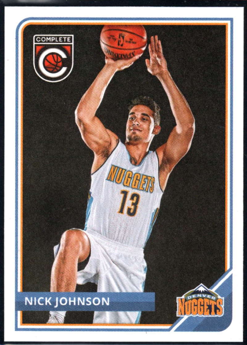 2015-16 Complete Basketball #222 Nick Johnson Denver Nuggets  Official NBA Trading Card made by Panini