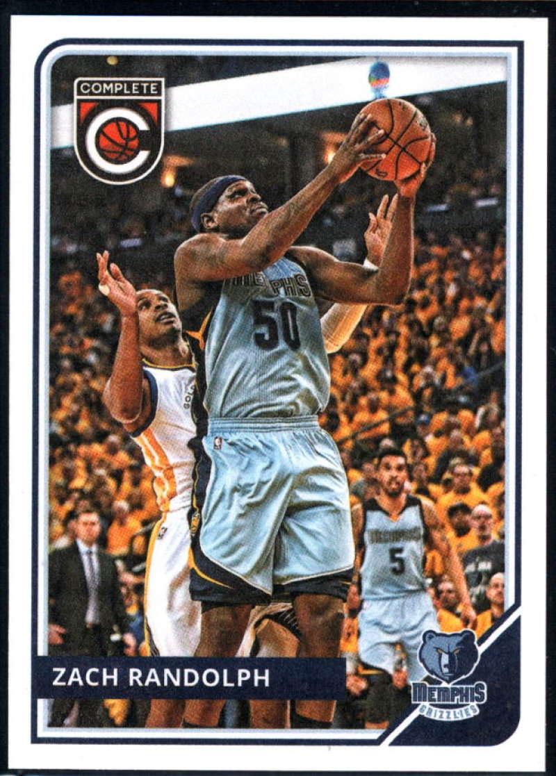 2015-16 Complete Basketball #252 Zach Randolph Memphis Grizzlies  Official NBA Trading Card made by Panini