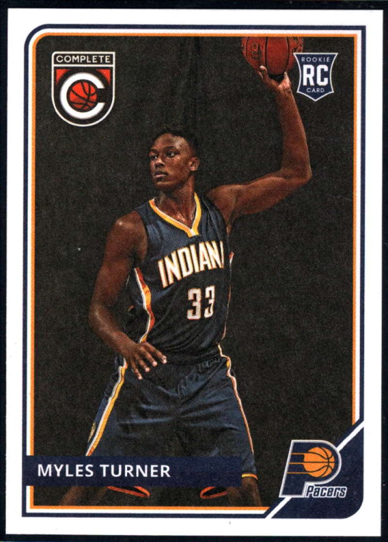 2015-16 Complete Basketball #314 Myles Turner Indiana Pacers  Official NBA RC Rookie Card made by Panini