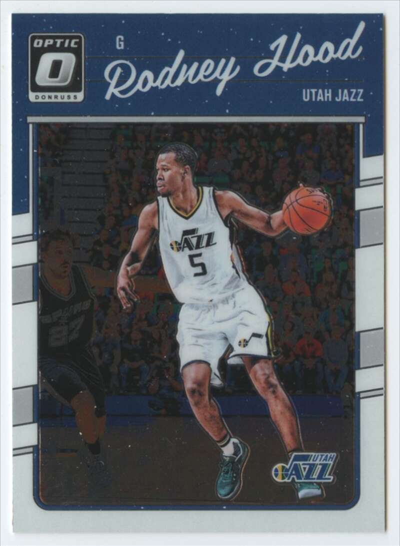 2016-17 Donruss Optic Basketball #53 Rodney Hood Utah Jazz Official Panini NBA Trading Card