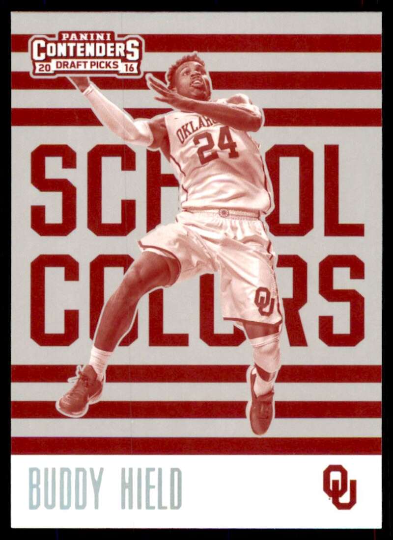 2016-17 Panini Contenders Draft Picks School Colors #4 BUDDY HIELD Oklahoma Sooners 