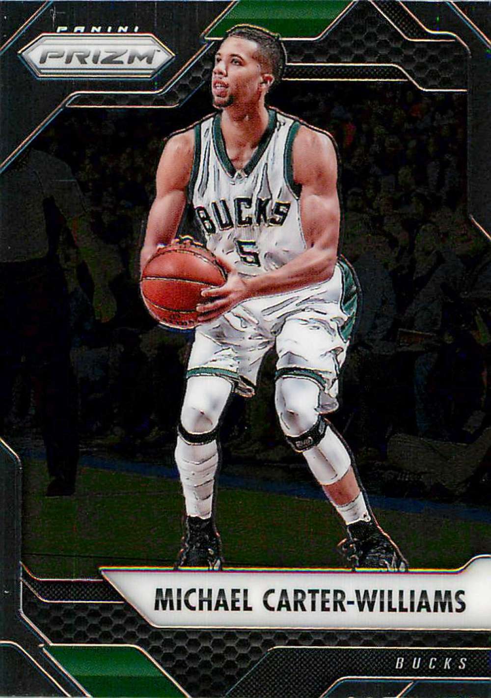 2016-17 Panini Prizm Basketball #19 Michael Carter-Williams Milwaukee Bucks Official NBA Trading Card