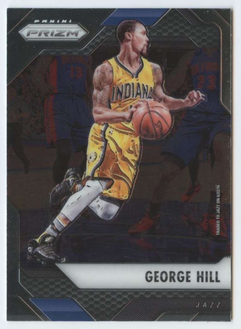2016-17 Panini Prizm Basketball #106 George Hill Utah Jazz Official NBA Trading Card