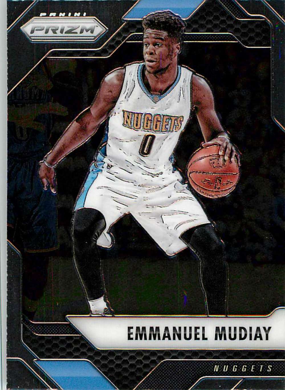 2016-17 Panini Prizm Basketball #173 Emmanuel Mudiay Denver Nuggets Official NBA Trading Card