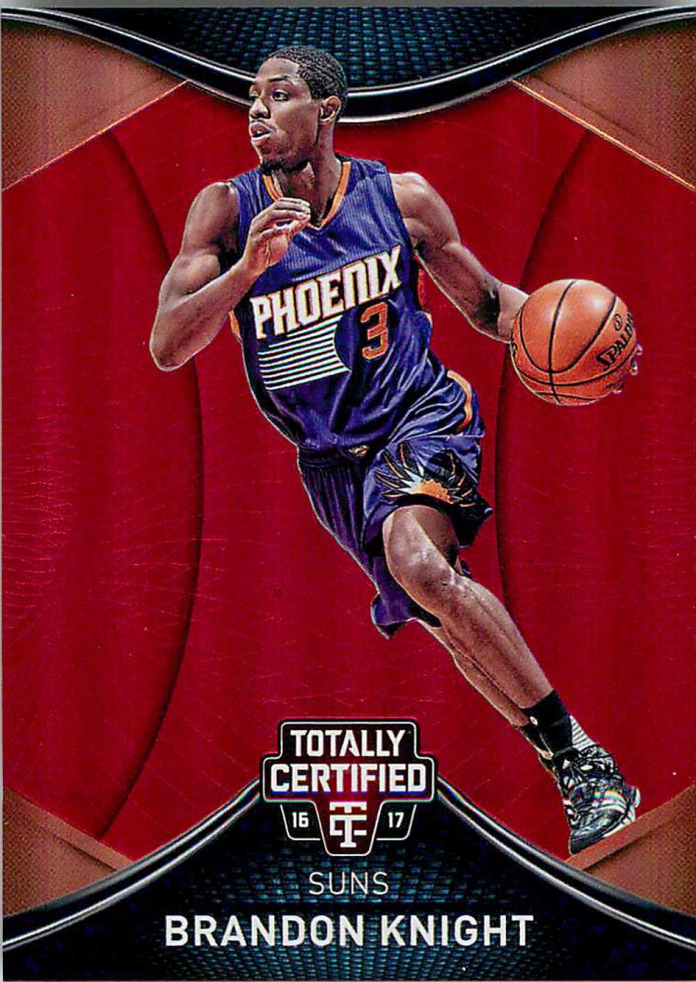  2016-17 Totally Certified Red #63 Brandon Knight 198/199 Suns