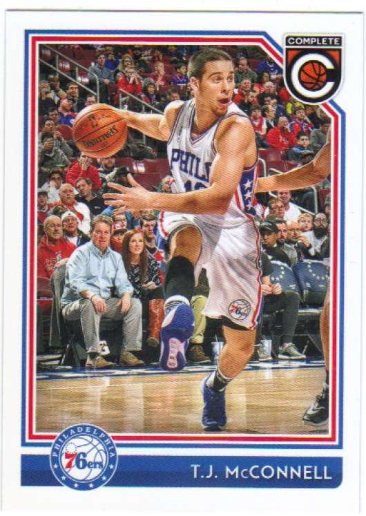 2016-17 Panini Complete Basketball #12 T.J. McConnell Philadelphia 76ers  Official NBA Trading Card
