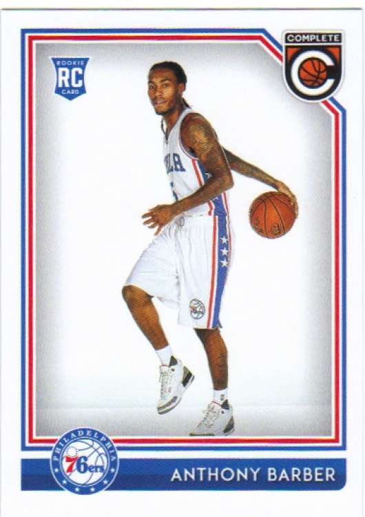 2016-17 Panini Complete Basketball #13 Anthony Barber Philadelphia 76ers  RC Rookie  Official NBA Trading Card