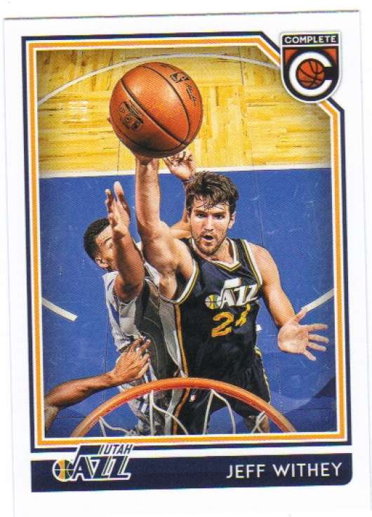 2016-17 Panini Complete Basketball #144 Jeff Withey Utah Jazz  Official NBA Trading Card