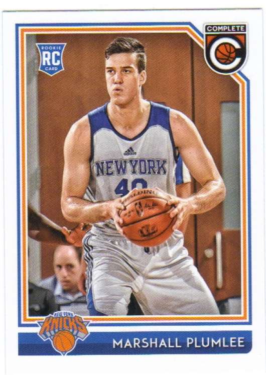 2016-17 Panini Complete Basketball #161 Marshall Plumlee New York Knicks  RC Rookie  Official NBA Trading Card