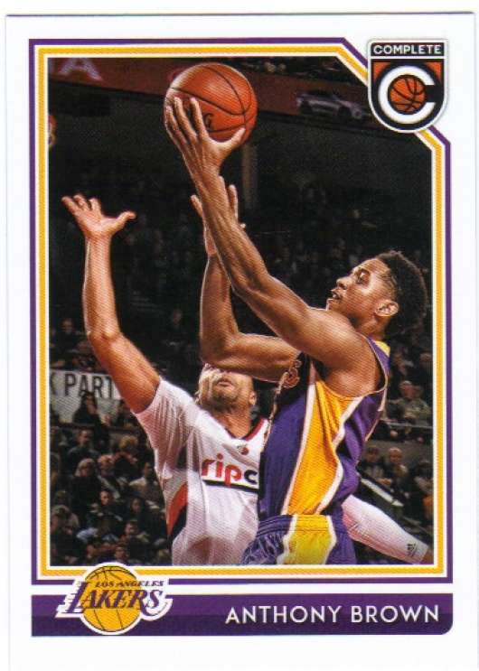 2016-17 Panini Complete Basketball #170 Anthony Brown Los Angeles Lakers  Official NBA Trading Card