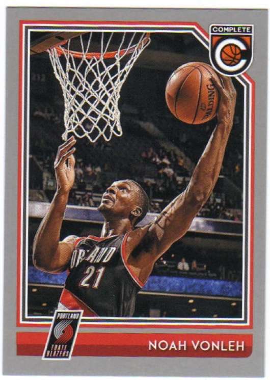 2016-17 Panini Complete Basketball SILVER #370 Noah Vonleh Portland Trail Blazers  Official NBA Trading Card