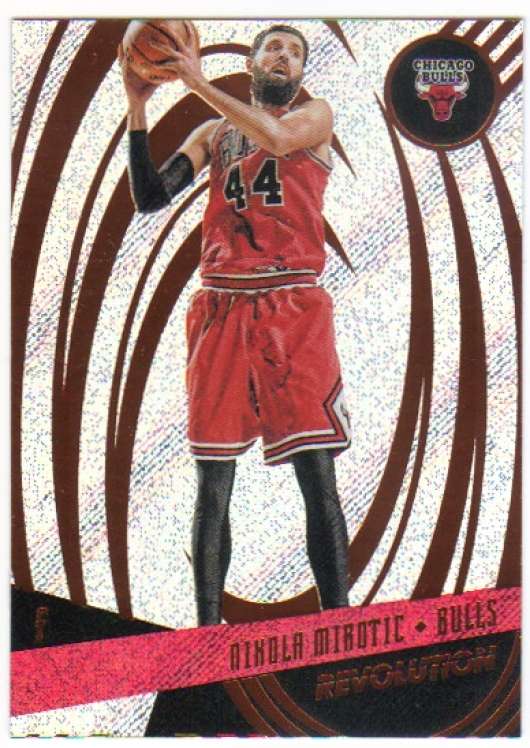 2016-17 Revolution Basketball #62 Nikola Mirotic Chicago Bulls Official NBA Card From Panini America