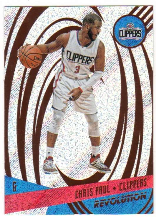 2016-17 Revolution Basketball #73 Chris Paul Los Angeles Clippers Official NBA Card From Panini America