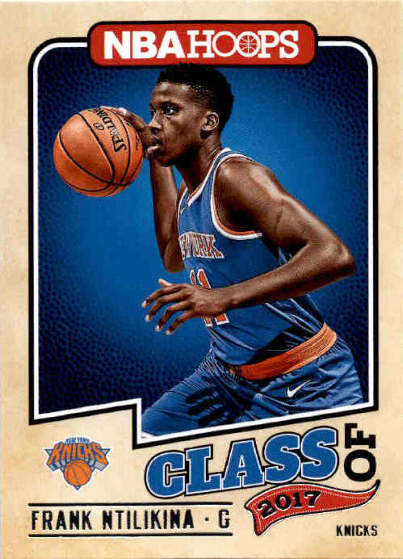 2017-18 Panini Hoops Class of 2017 #8 Frank Ntilikina New York Knicks