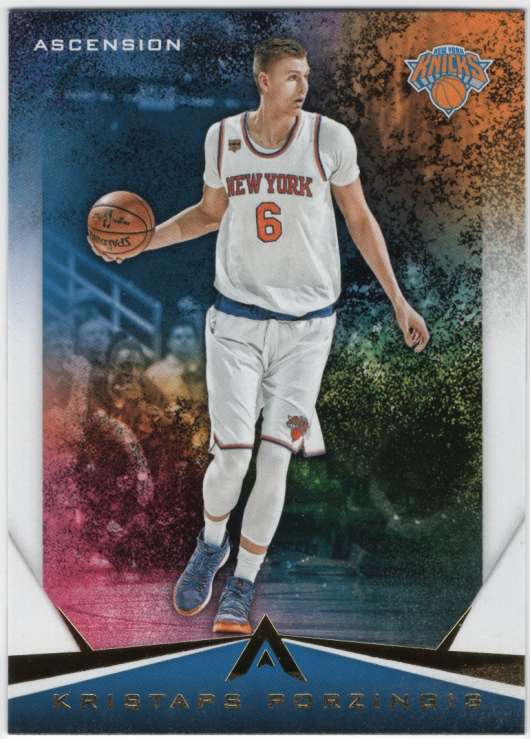 2017-18 Panini Ascension #40 Kristaps Porzingis New York Knicks