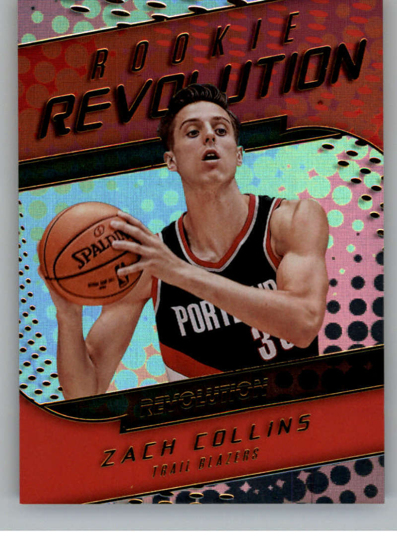2017-18 Panini Revolution Rookie Revolution #4 Zach Collins Portland Trail Blazers