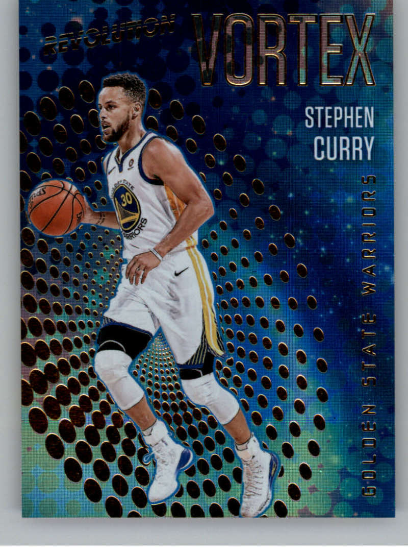 2017-18 Panini Revolution Vortex #8 Stephen Curry Golden State Warriors