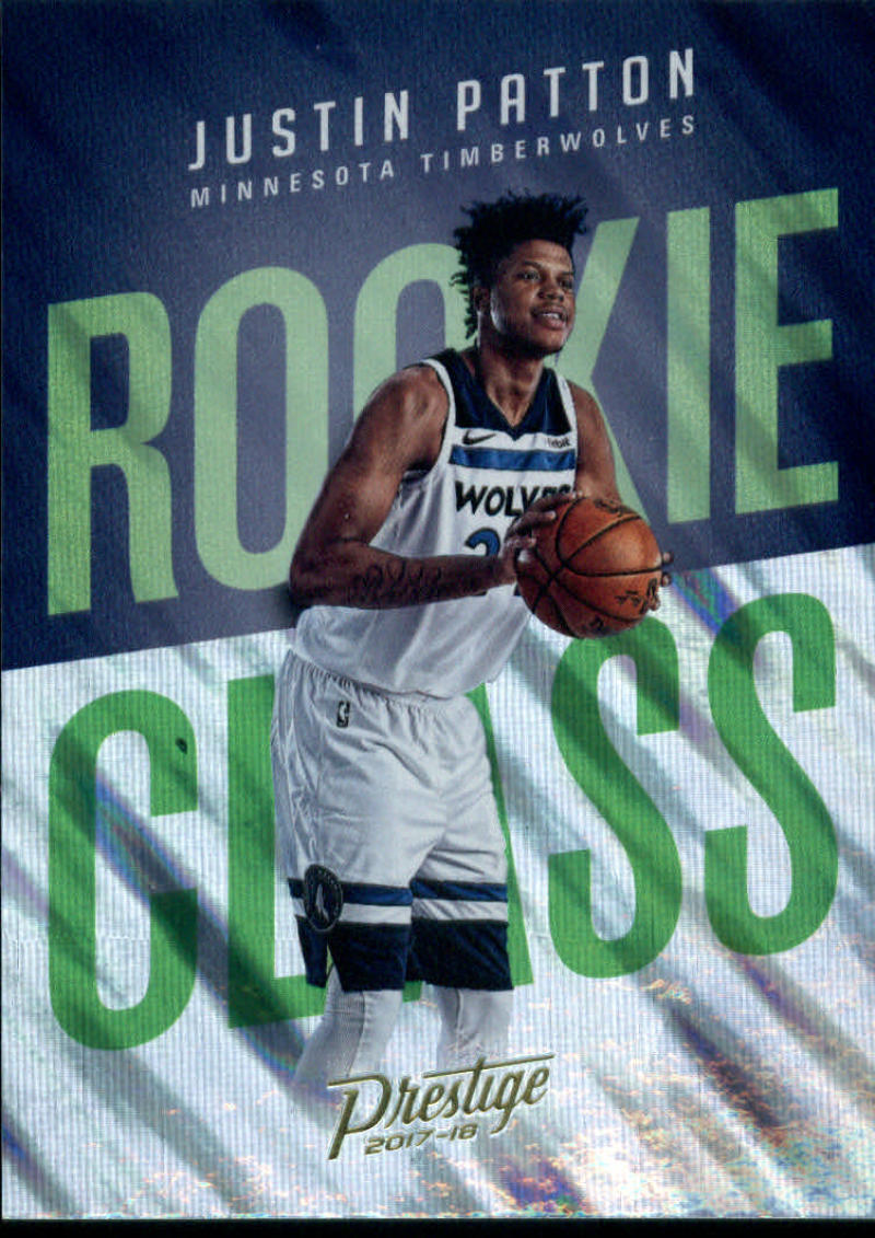 2017-18 NBA Prestige Rookie Class Mist #16 Justin Patton Minnesota Timberwolves  Official Panini Basketball Trading Card