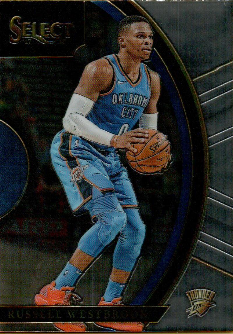 2017-18 Panini Select #22 Russell Westbrook Oklahoma City Thunder Concourse