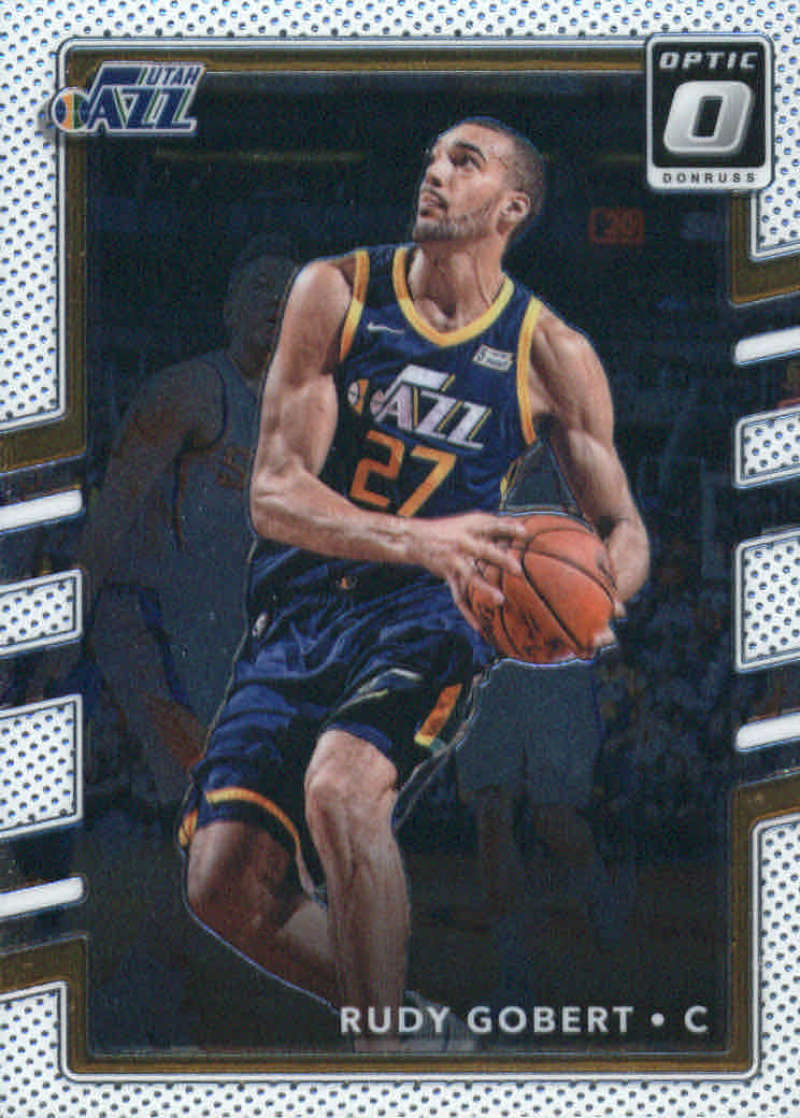 2017-18 Donruss Optic #142 Rudy Gobert Utah Jazz Basketball Card