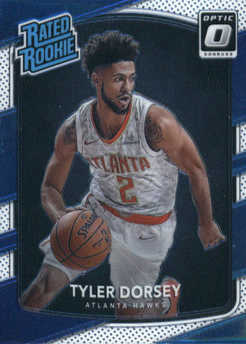 2017-18 Donruss Optic #157 Tyler Dorsey Atlanta Hawks Rated Rookie Basketball Card