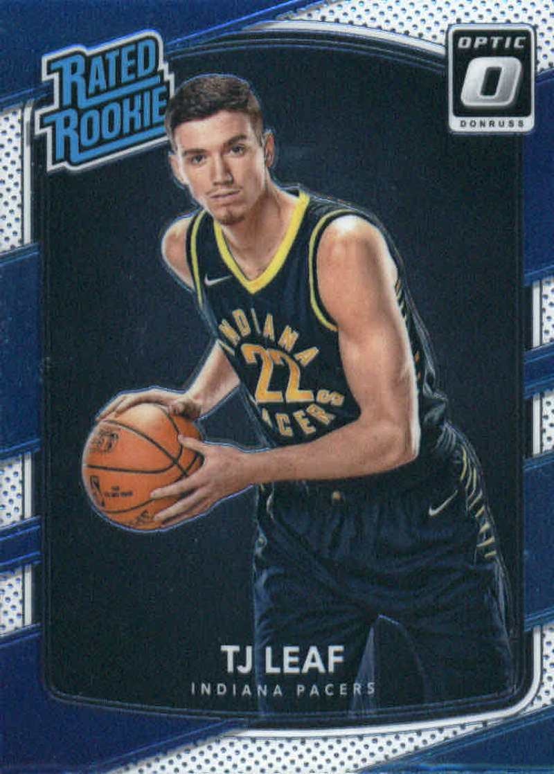 2017-18 Donruss Optic #183 TJ Leaf Indiana Pacers Rated Rookie Basketball Card