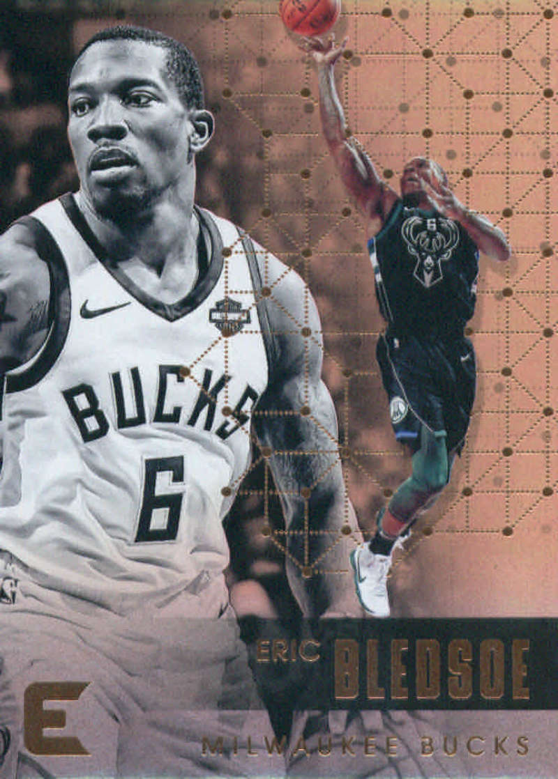 2017-18 Panini Essentials #4 Eric Bledsoe Milwaukee Bucks NBA Basketball Card