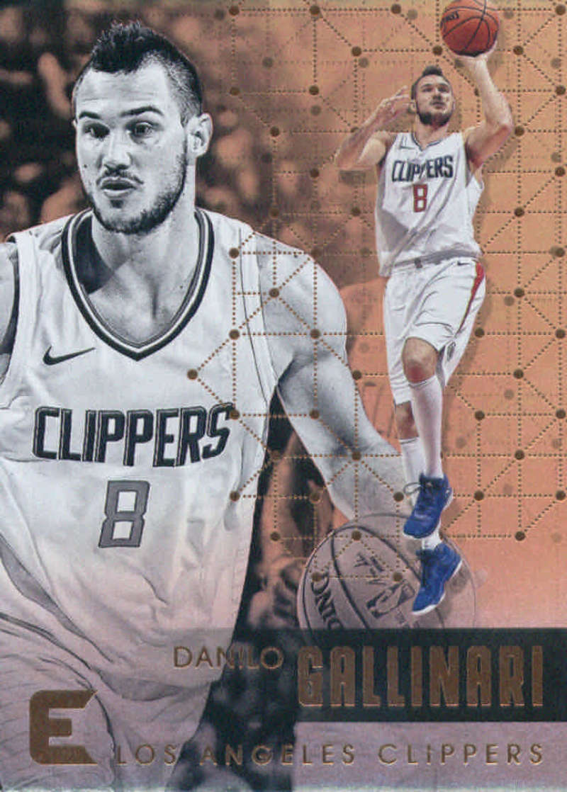 2017-18 Panini Essentials #42 Danilo Gallinari Los Angeles Clippers NBA Basketball Card