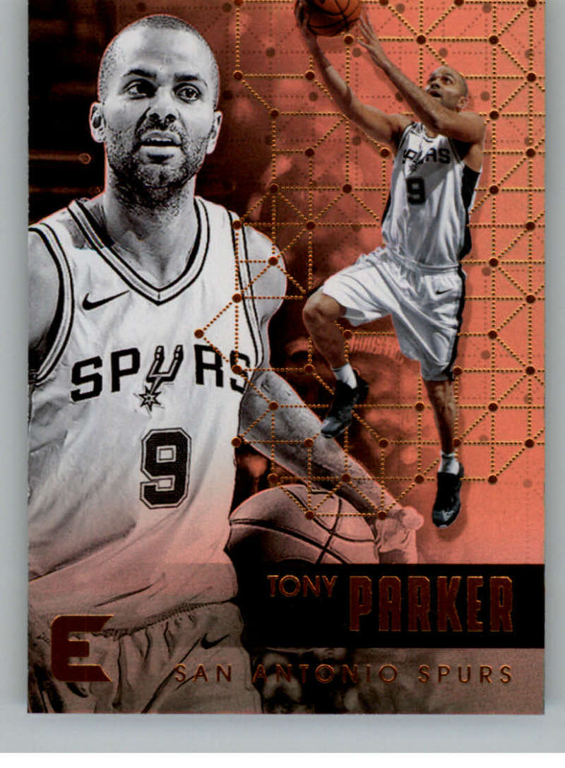 2017-18 Panini Essentials #107 Tony Parker San Antonio Spurs NBA Basketball Card
