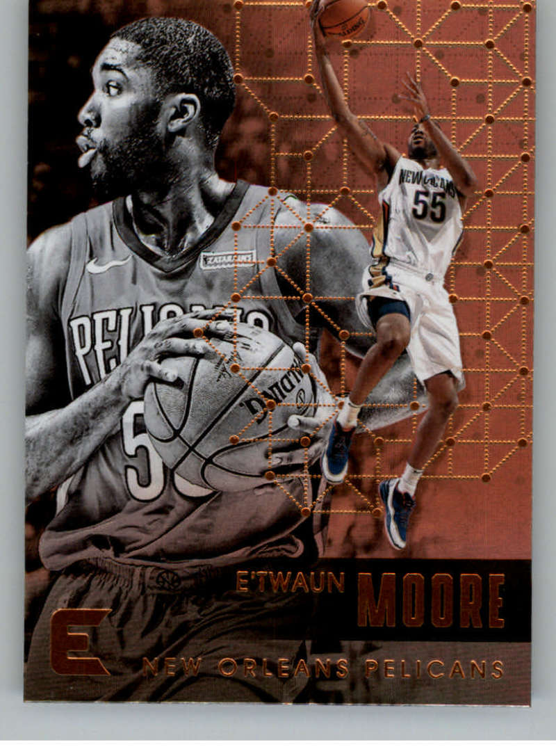 2017-18 Panini Essentials #144 E'Twaun Moore New Orleans Pelicans NBA Basketball Card