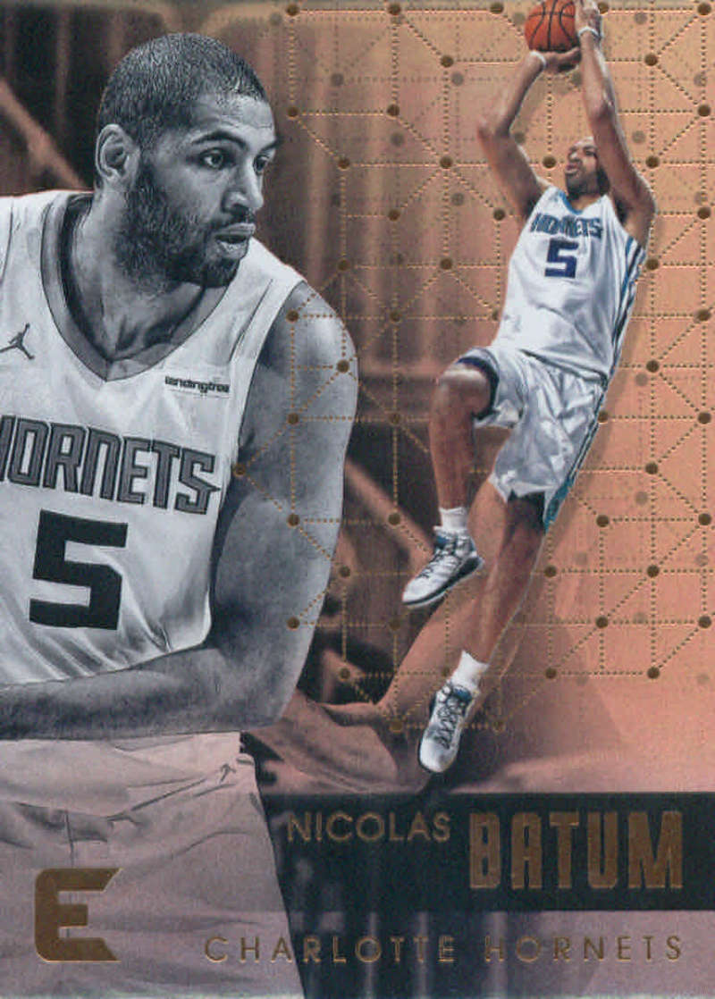 2017-18 Panini Essentials #166 Nicolas Batum Charlotte Hornets NBA Basketball Card