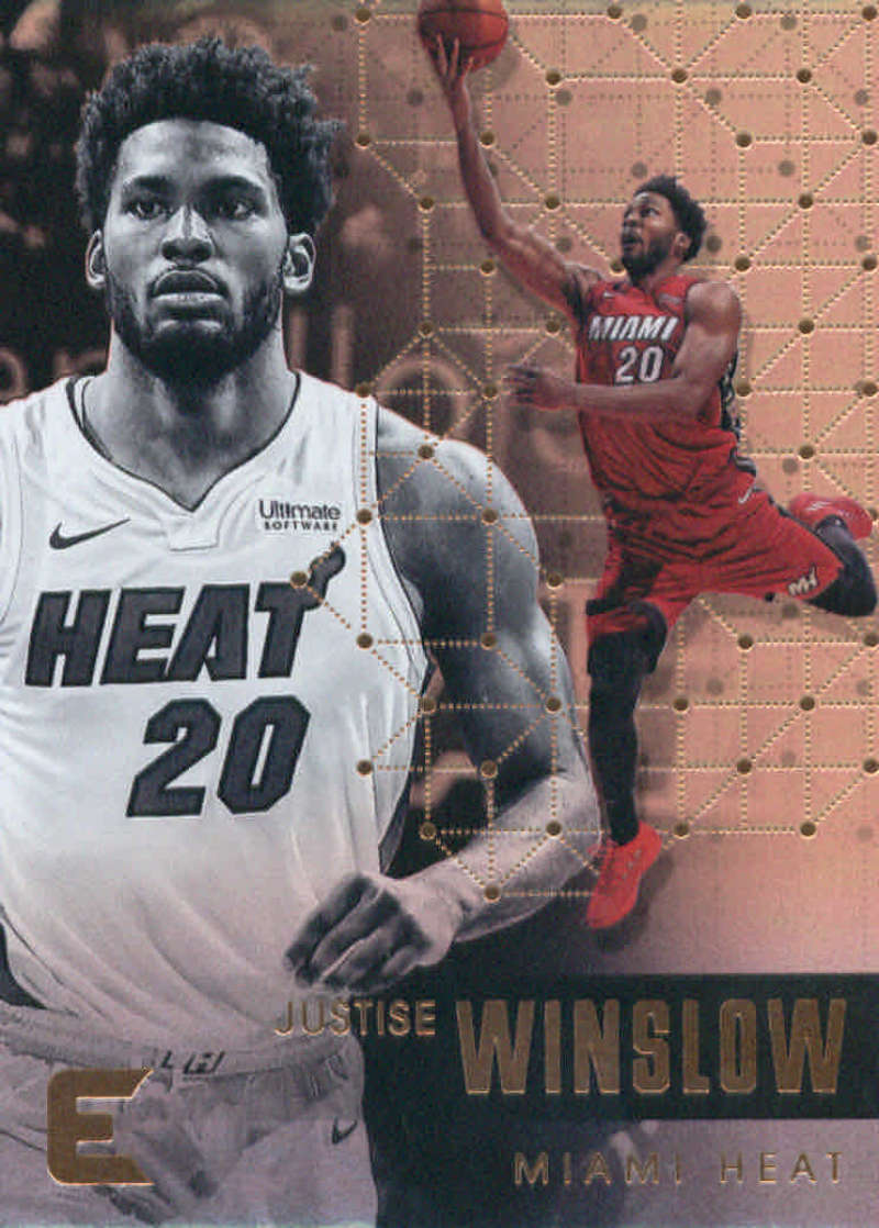 2017-18 Panini Essentials #182 Justise Winslow Miami Heat NBA Basketball Card