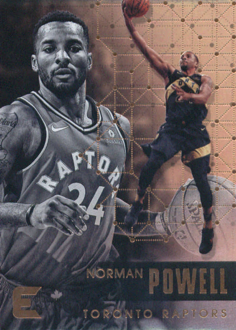 2017-18 Panini Essentials #197 Norman Powell Toronto Raptors NBA Basketball Card